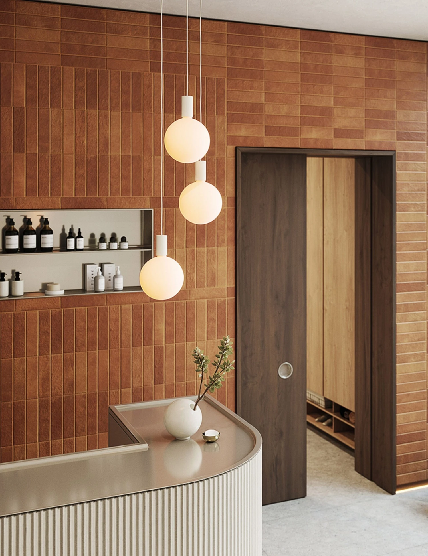 Alumina Triple Pendant Light by Tala