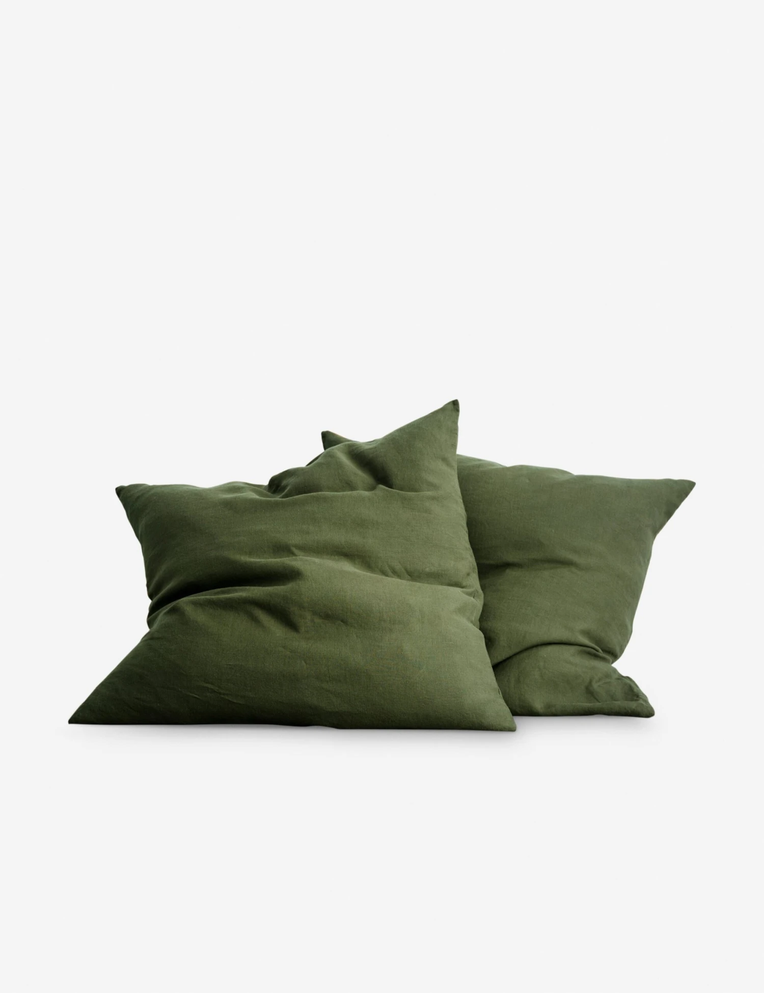 European Flax Linen Euro Pillowcases (Set of 2) by Cultiver