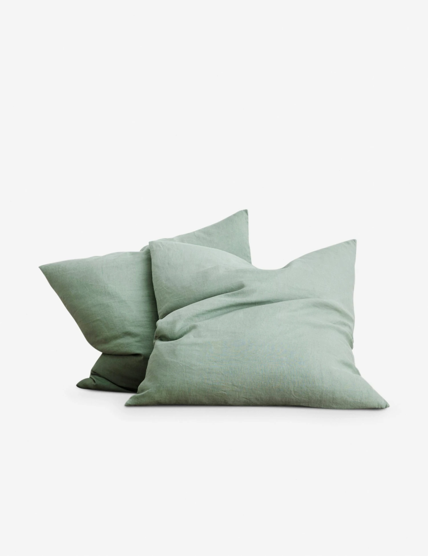 European Flax Linen Euro Pillowcases (Set of 2) by Cultiver