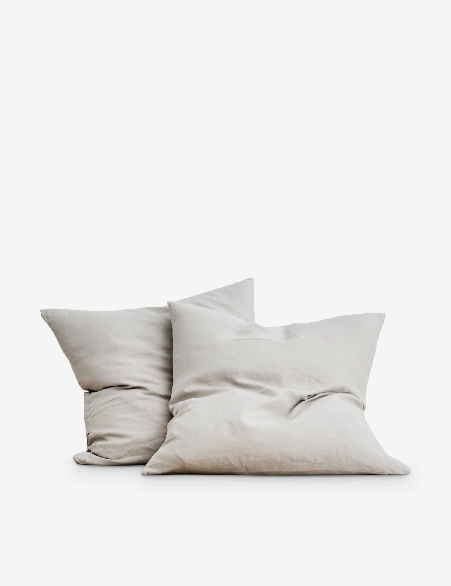 European Flax Linen Euro Pillowcases (Set of 2) by Cultiver