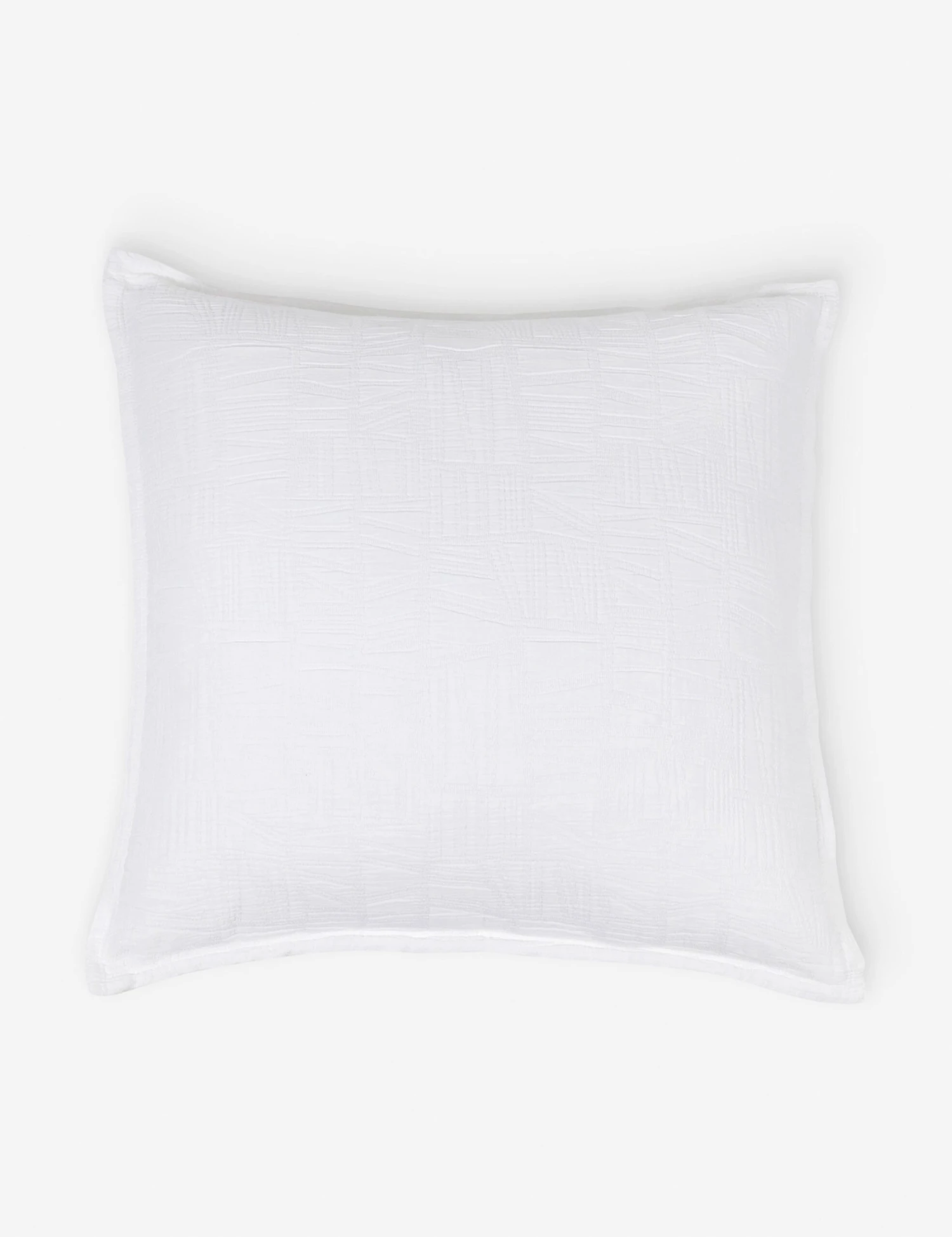 Harbour Cotton Matelassé Euro Sham by Pom Pom at Home