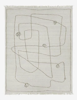 Line Drawing Flatweave Rug By Sarah Sherman Samuel
