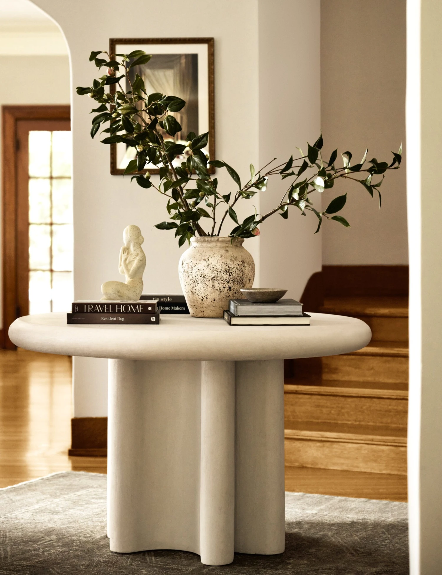 Ruiz Indoor / Outdoor Round Dining Table