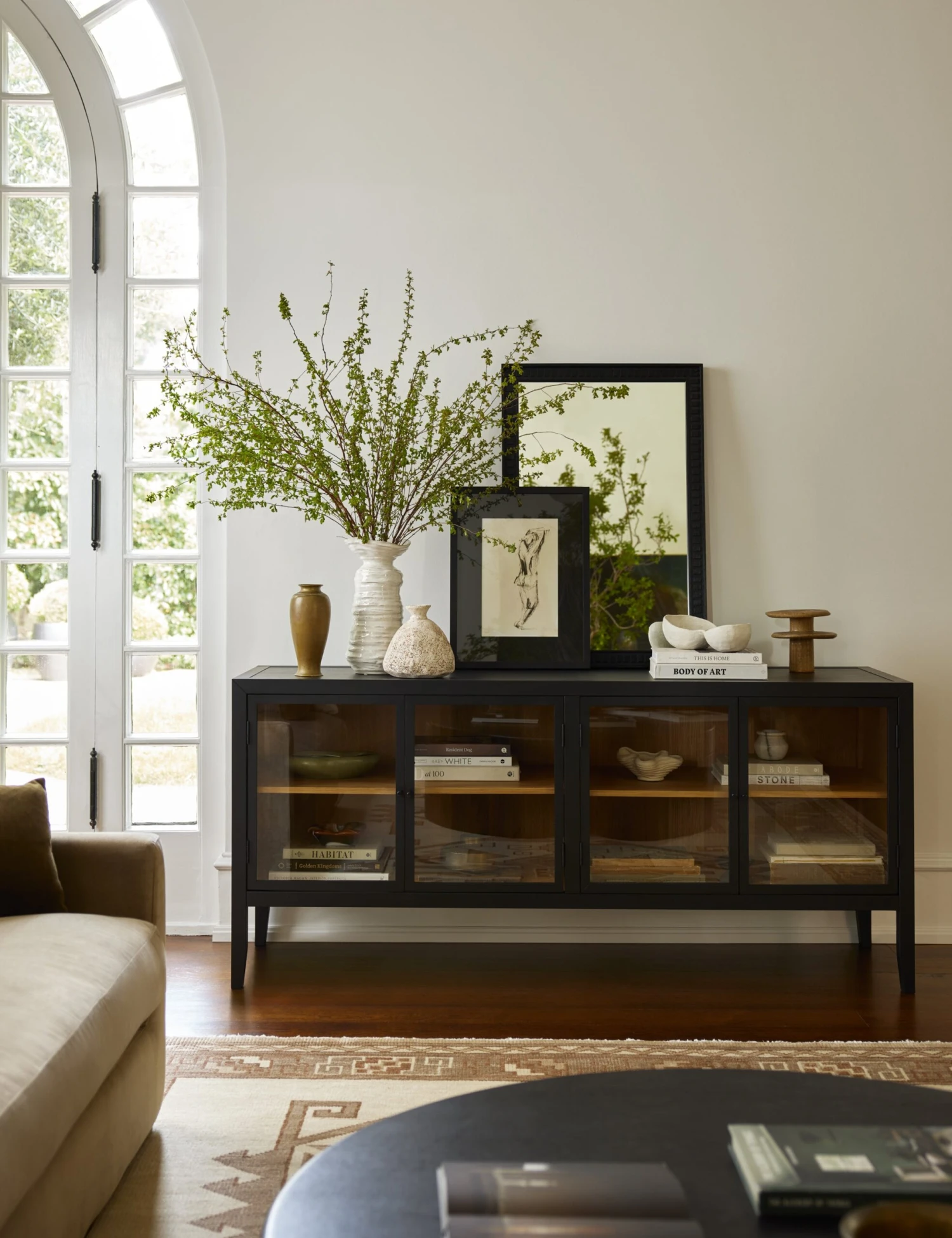 Morey Curio Sideboard