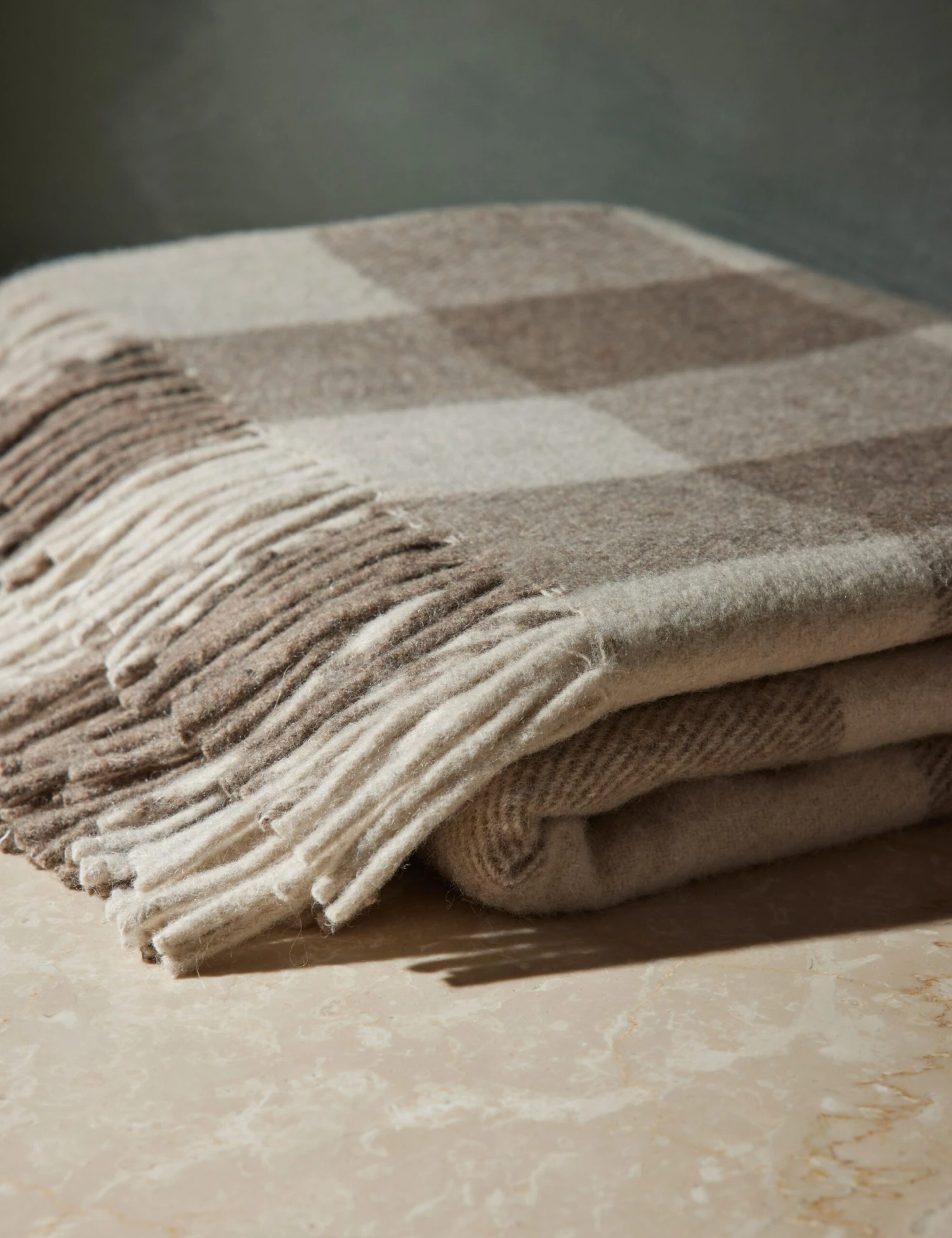 Recycled Wool Throw by Tartan Blanket Co