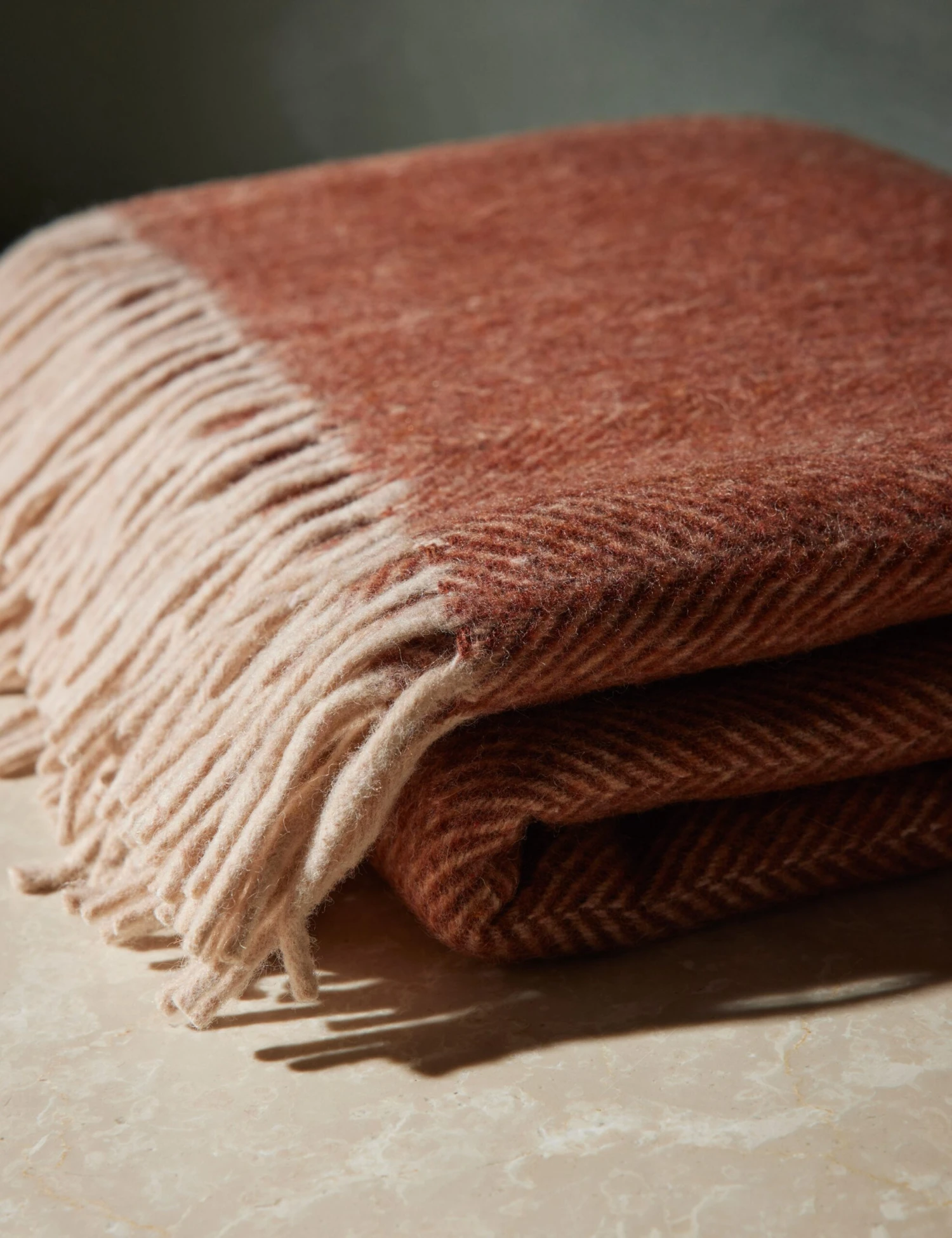 Recycled Wool Throw by Tartan Blanket Co