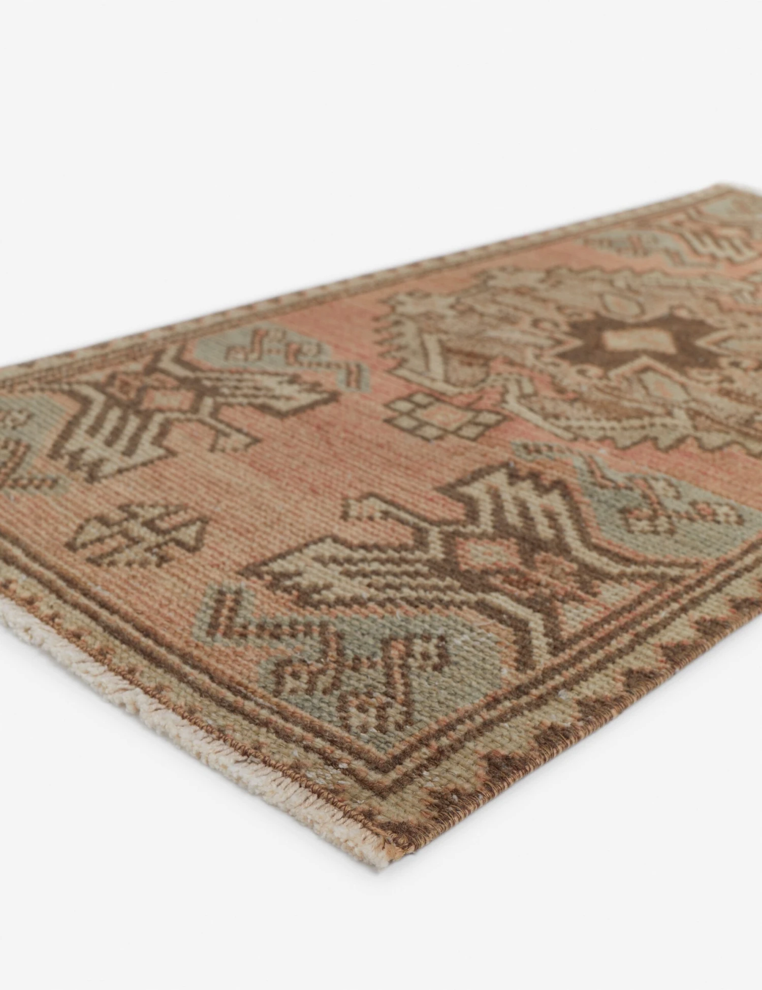 Vintage Turkish Mini Rug No. 104, 1'5" x 3'1"