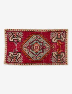 Vintage Turkish Mini Rug No. 110, 1'6" X 3'