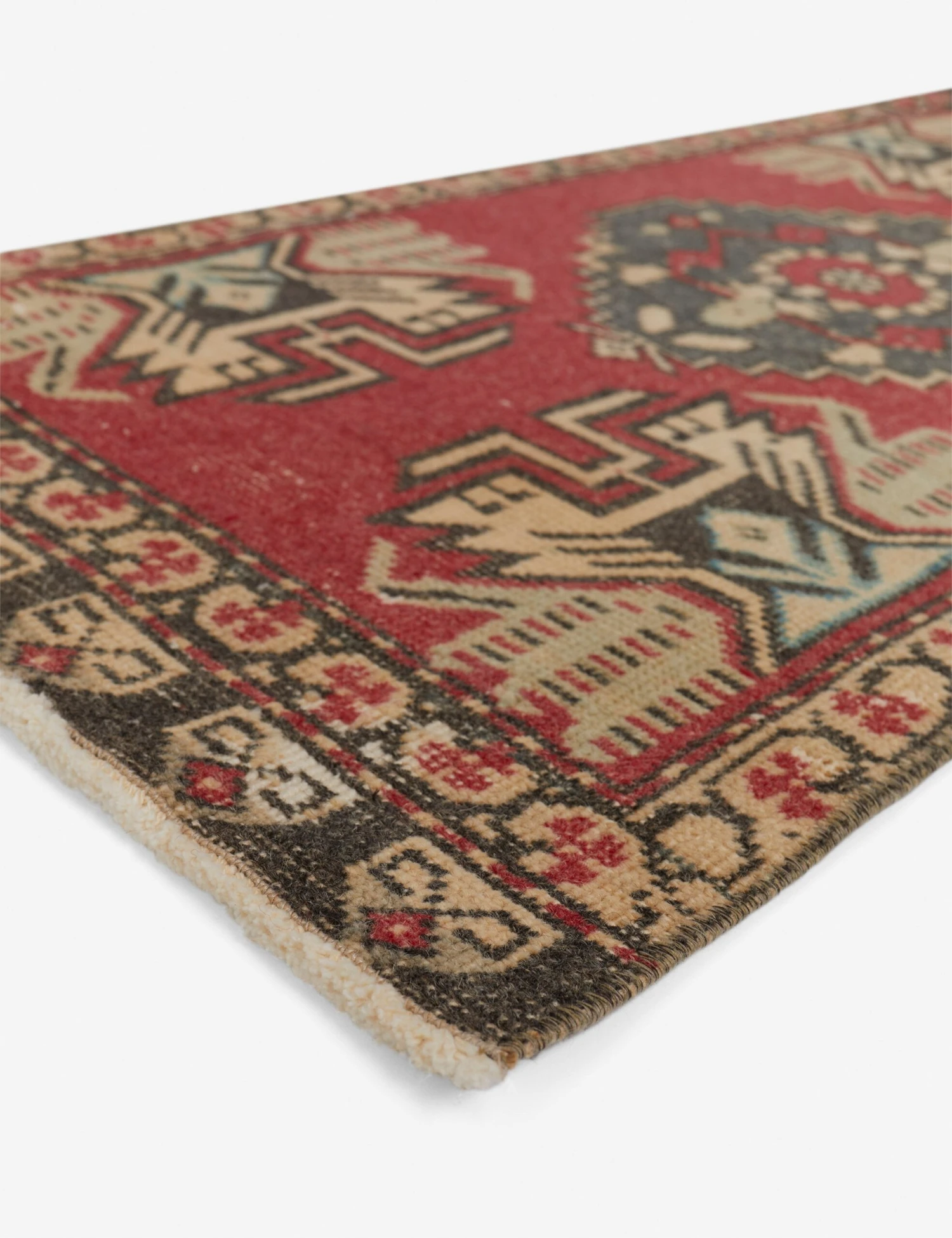 Vintage Turkish Mini Rug No. 125, 1'6" x 3'5"