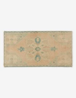 Vintage Turkish Mini Rug No. 142, 1'4" X 2'7"