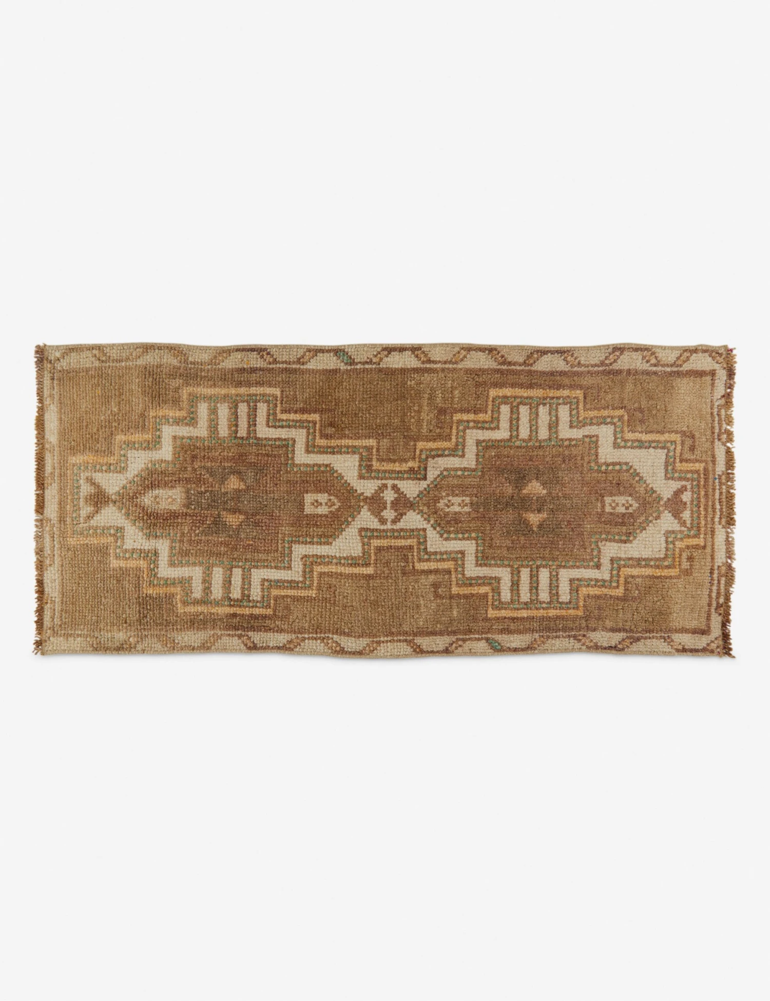 Vintage Turkish Mini Rug No. 158, 1'5" x 3'2"