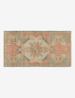 Vintage Turkish Mini Rug No. 159, 1'5" X 2'8"