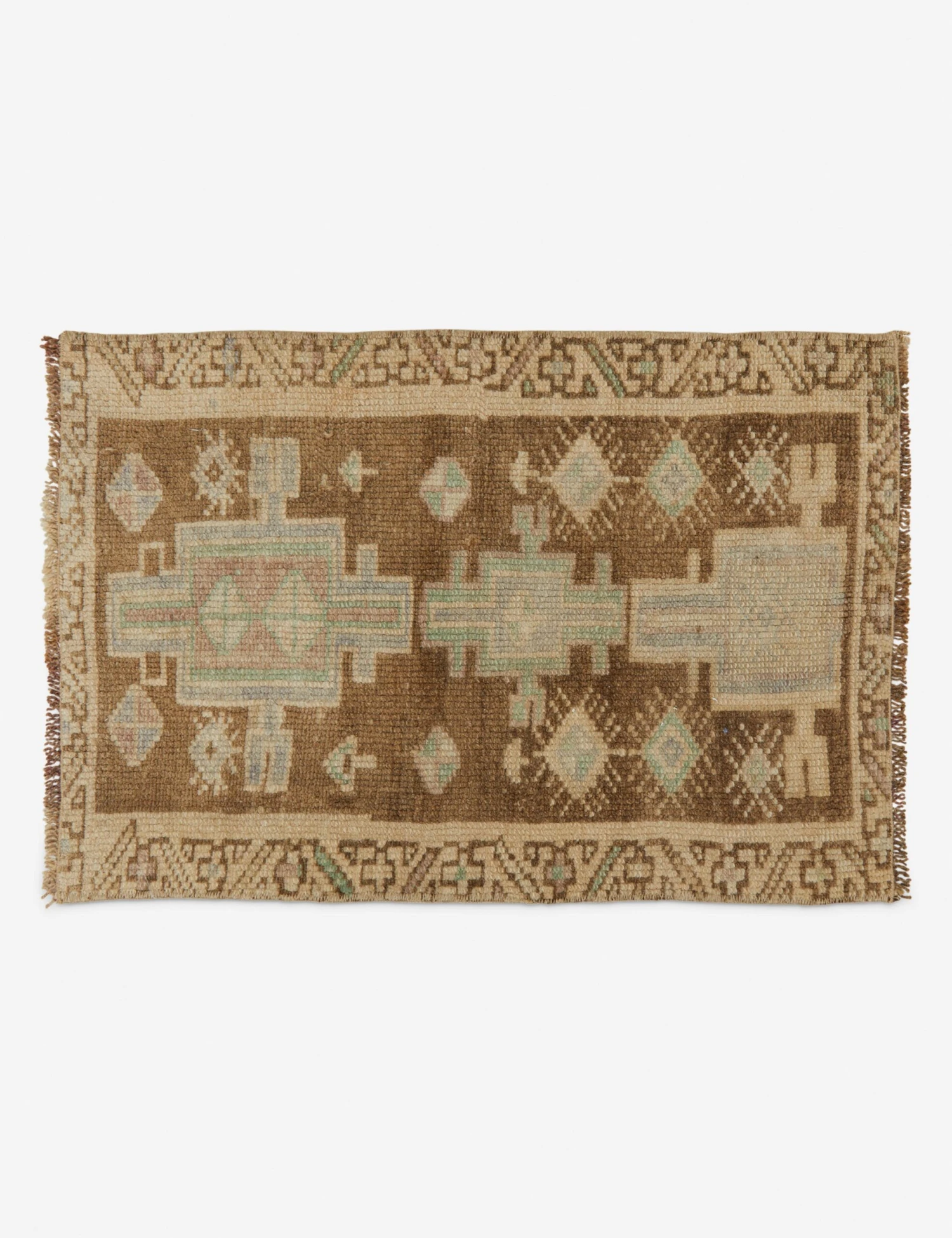 Vintage Turkish Mini Rug No. 162, 1'5" x 2'2"