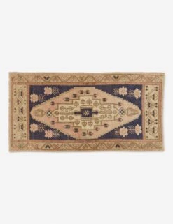 Vintage Turkish Mini Rug No. 194, 1'6" X 3'1"