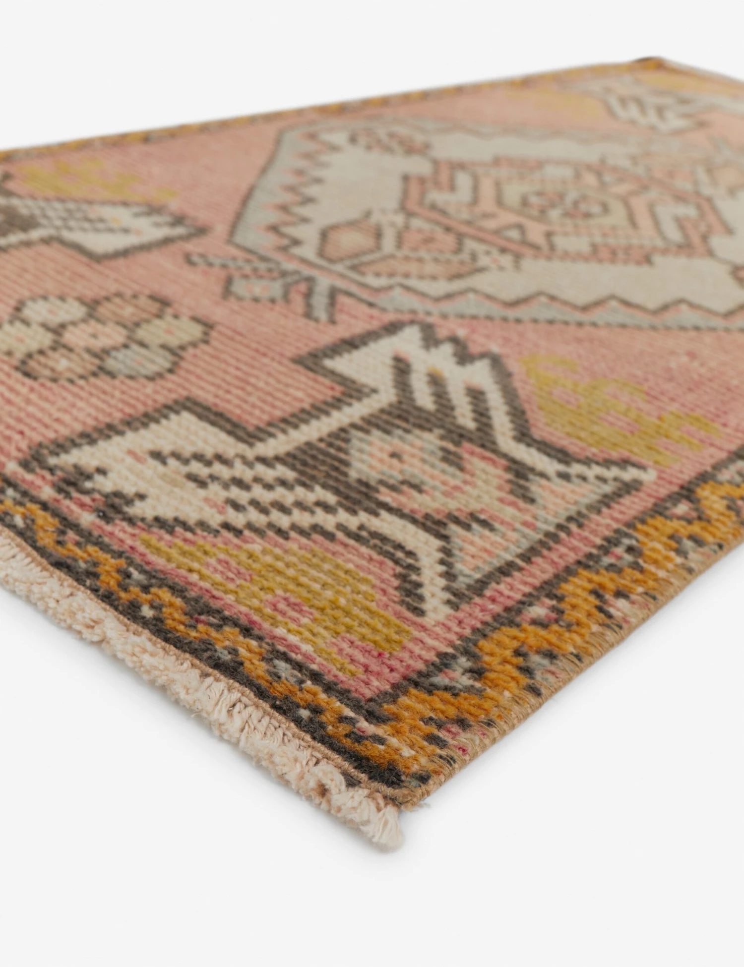 Vintage Turkish Mini Rug No. 97, 1'6" x 3'2"