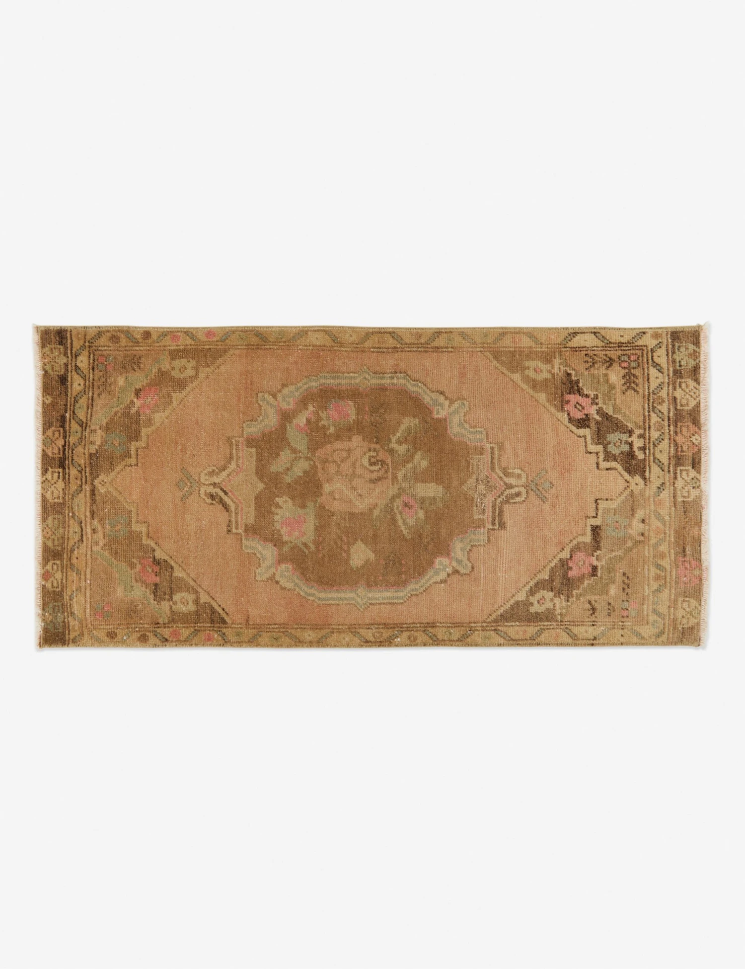 Vintage Turkish Mini Rug No. 98, 1'6" x 3'4"