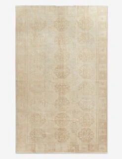 Vintage Turkish Hand-Knotted Wool Rug No. 191, 6'6" X 10'3"