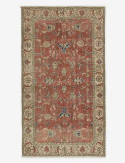 Vintage Turkish Hand-Knotted Wool Rug No. 193, 3'6" X 6'1"