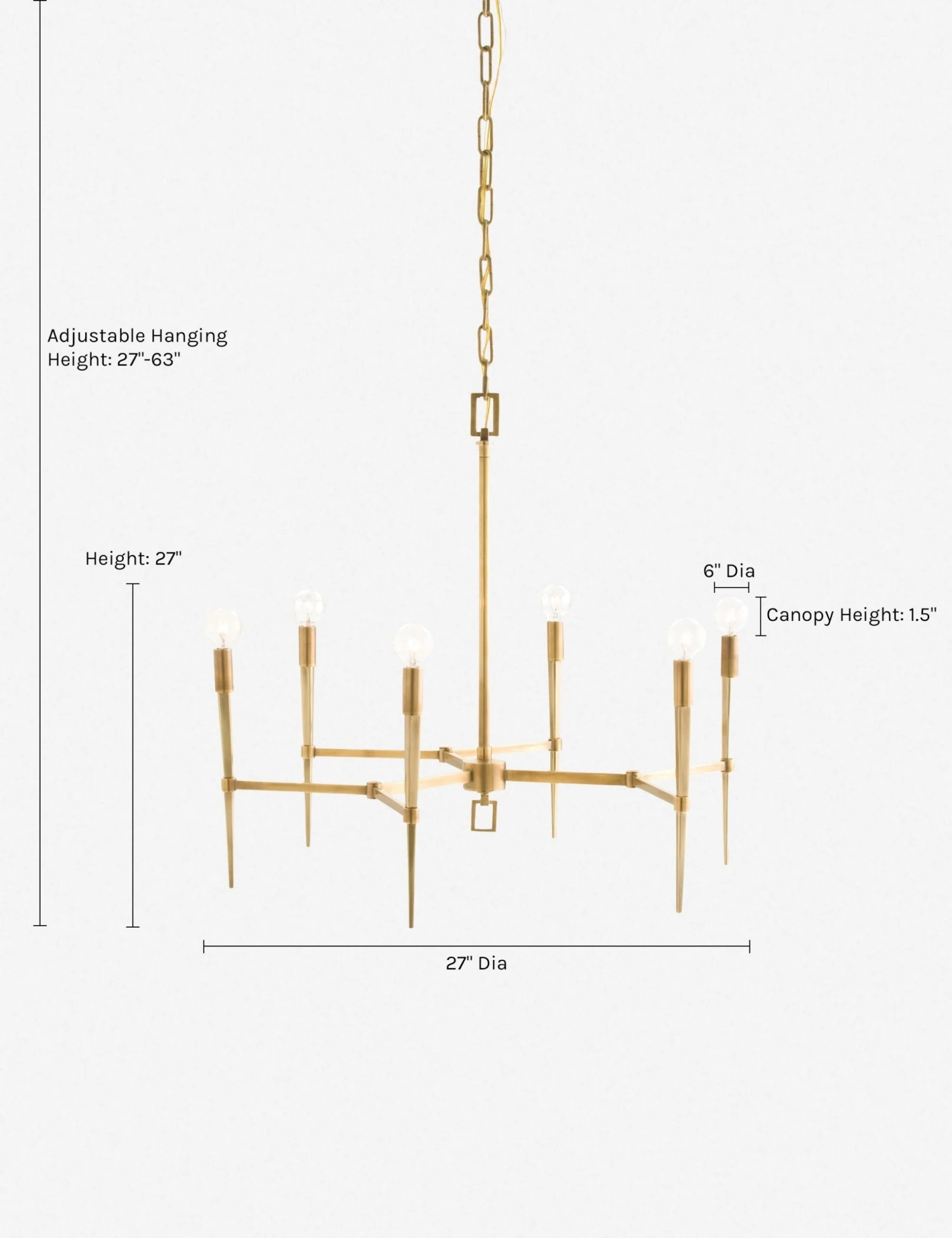 Auburn Chandelier by Arteriors