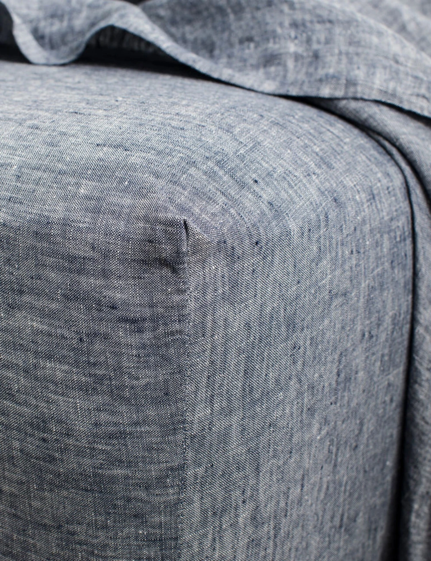 European Flax Linen Fitted Sheet by Cultiver