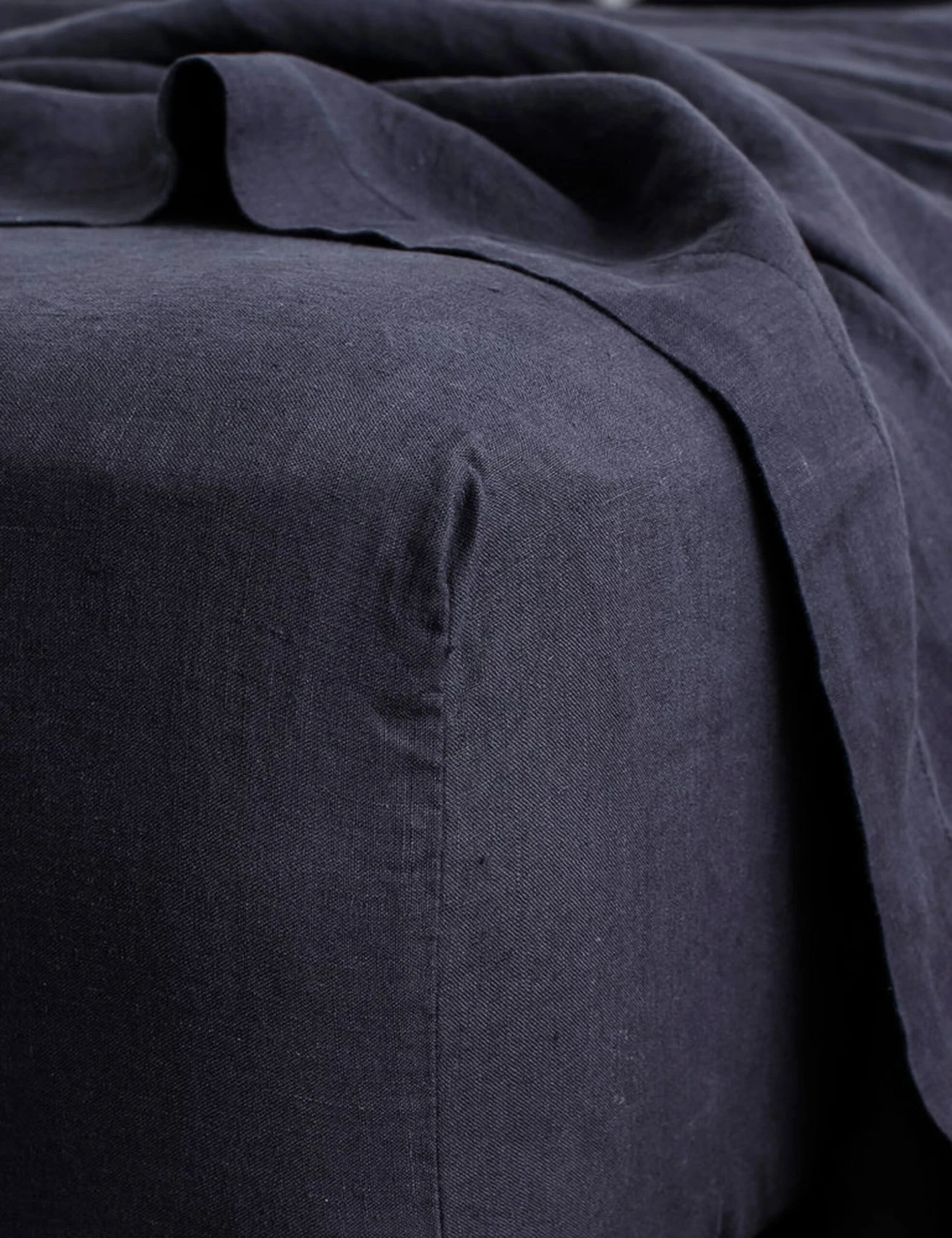 European Flax Linen Fitted Sheet by Cultiver