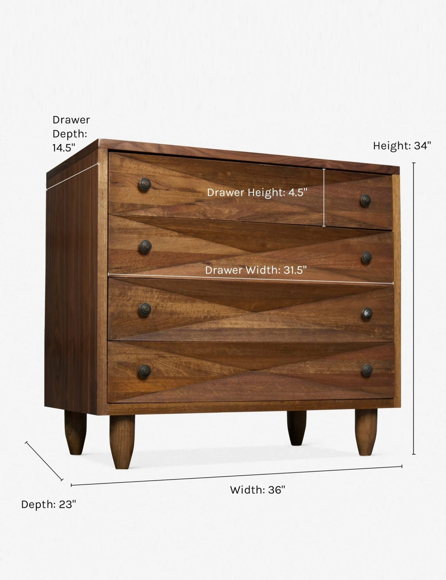 Sen 4-Drawer Dresser